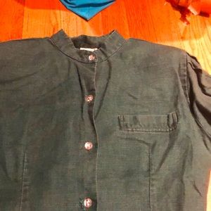 Linen beautiful jacket three quarter salivas